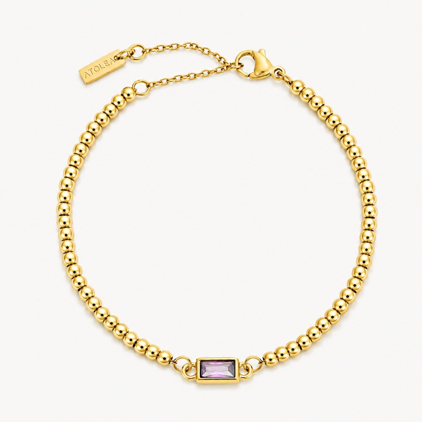 Beaded Birthstone Bracelet