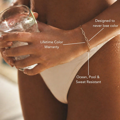 "Cozumel" Paperclip Bracelet