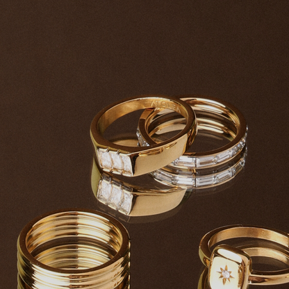 Baguette Signet Ring