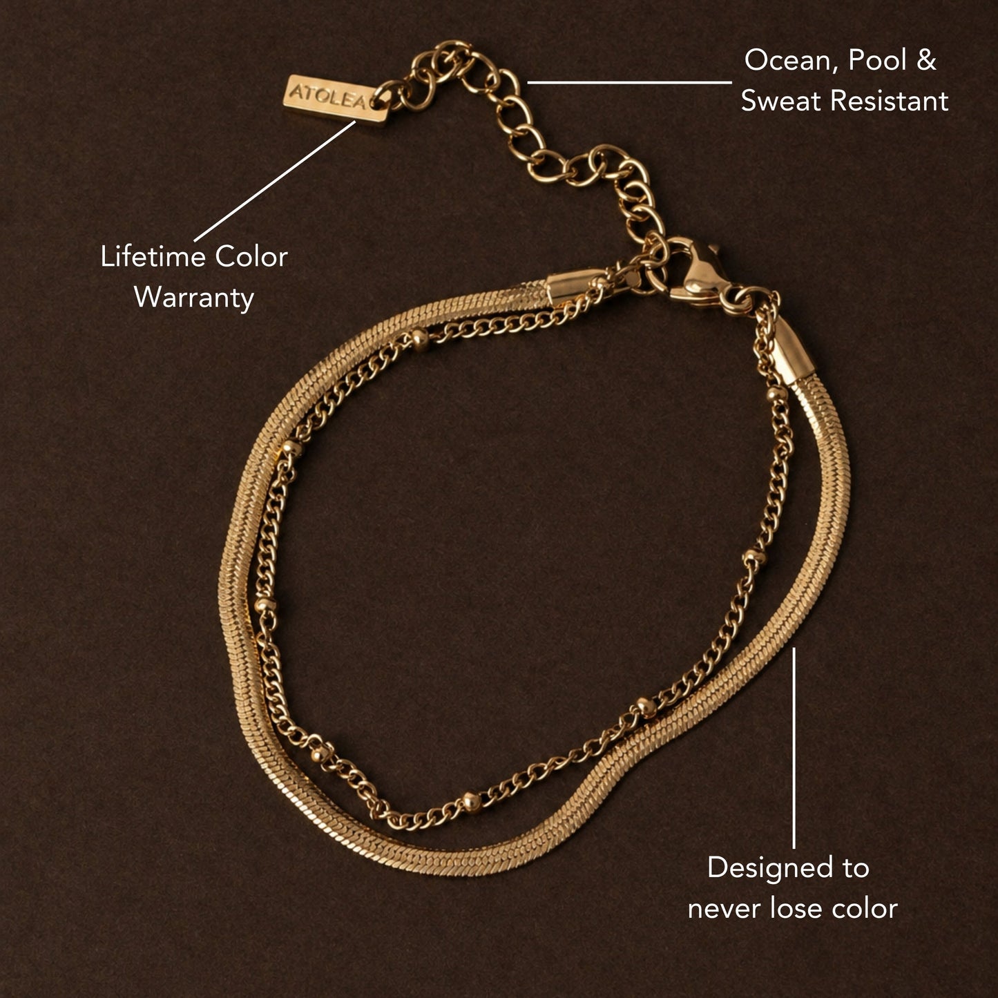 Pulsera de capas para el día a día