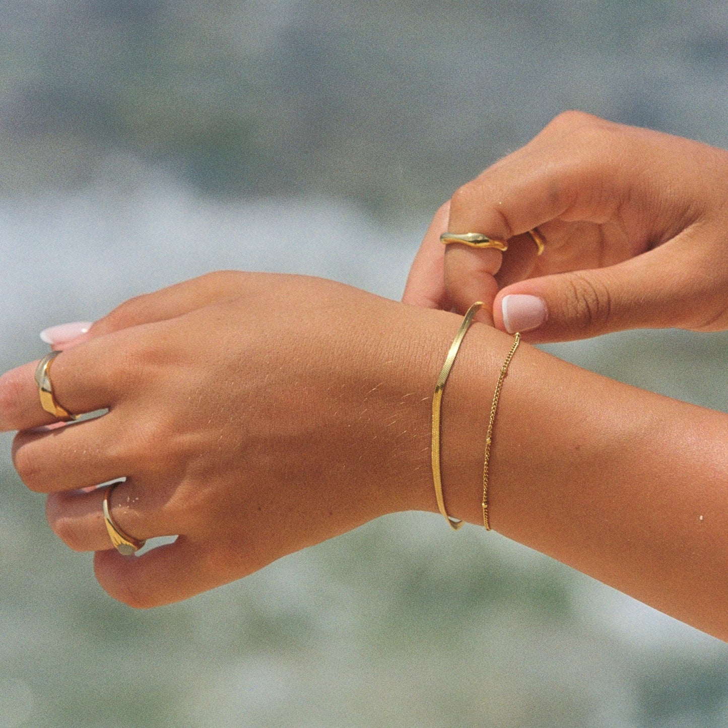 Pulsera de capas para el día a día