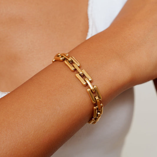 Pulsera de cadena gruesa