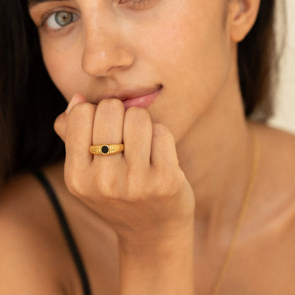 Anillo de Ónix "Seseh"