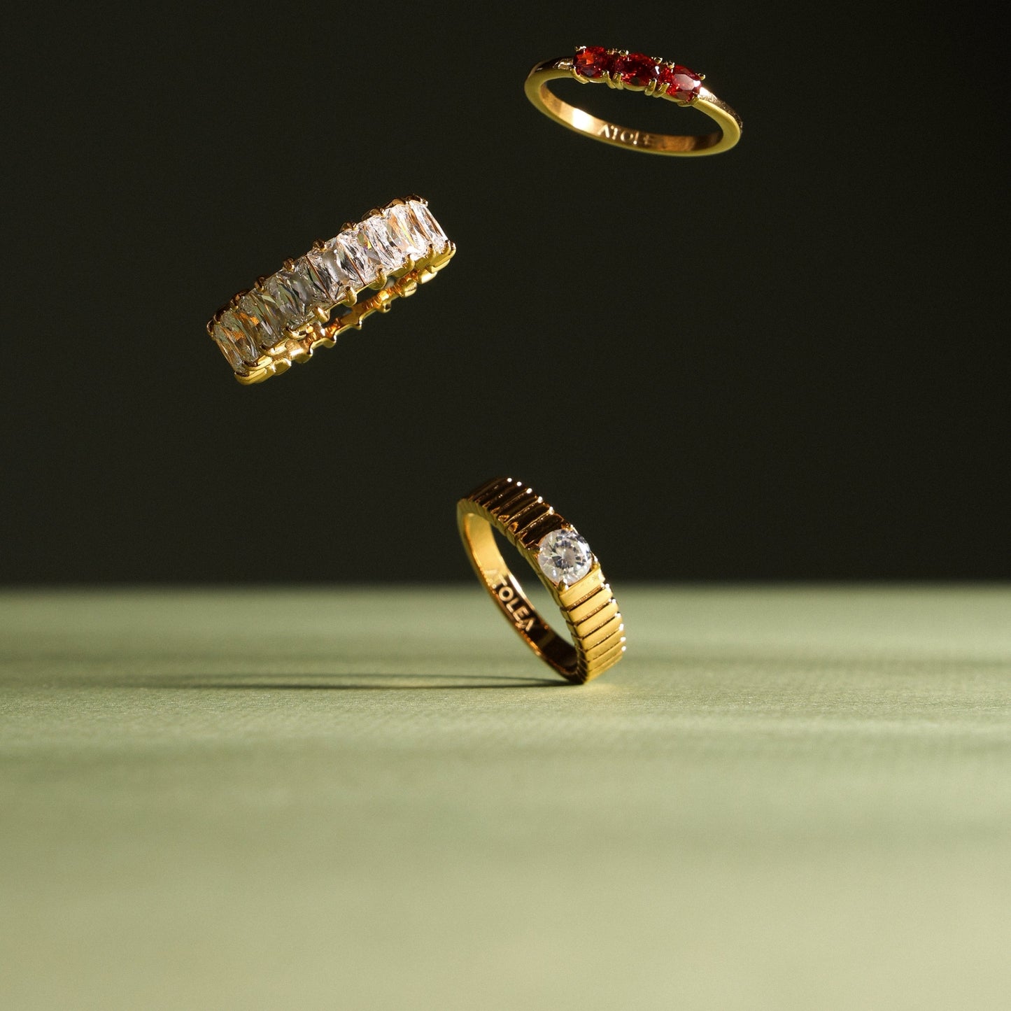 Anillo tipo declaración "Aspen"