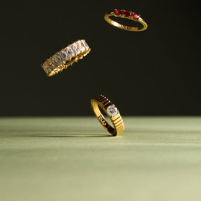 Anillo tipo declaración "Aspen"