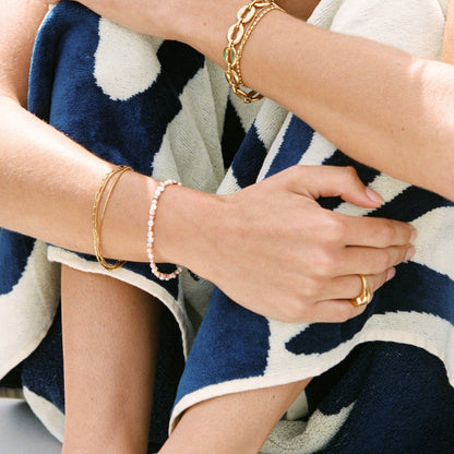 Pulsera Perla Rosa