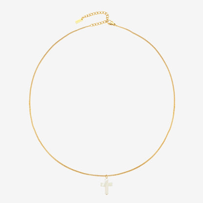 Collar con Cruz de Nácar