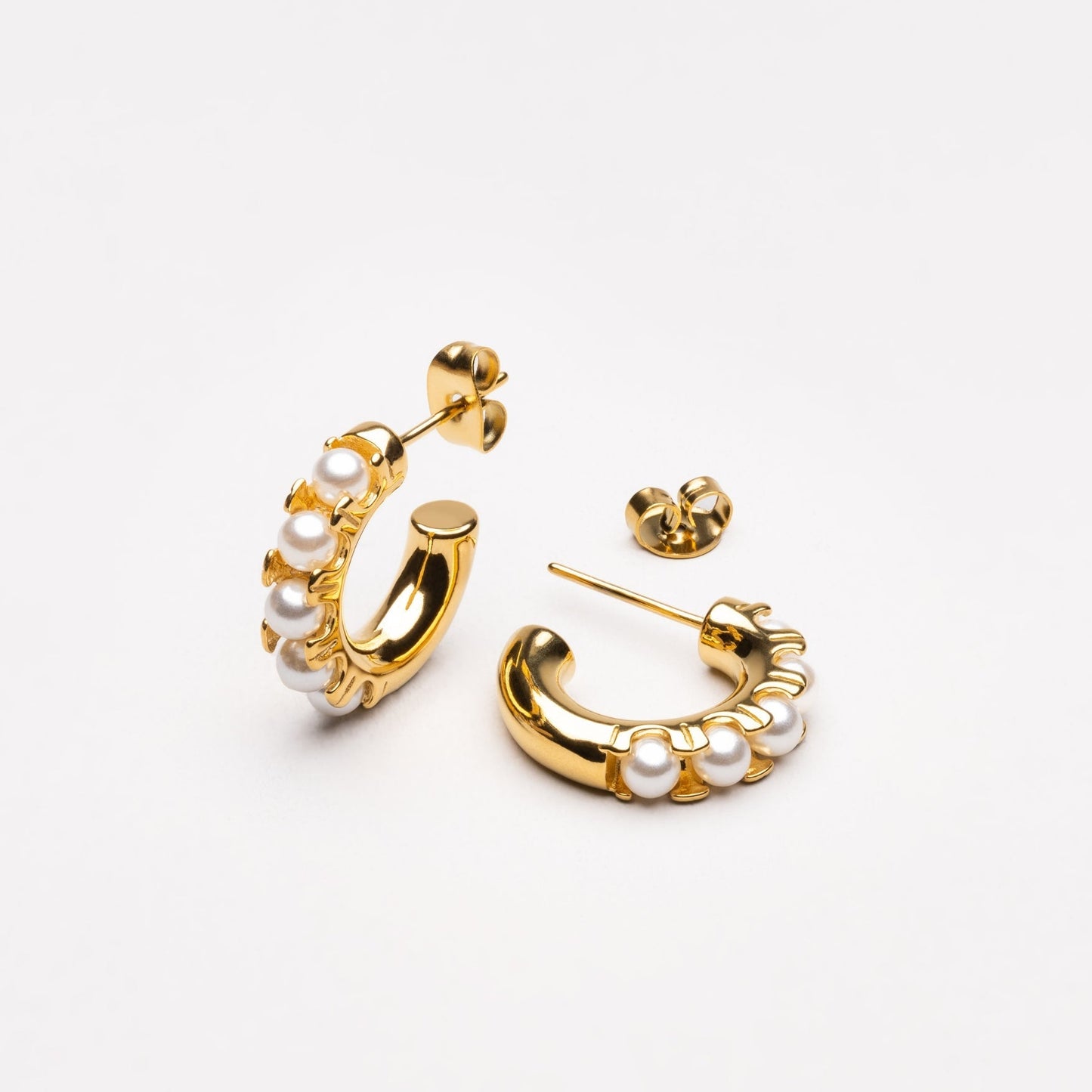 Pendientes Mini Aros Perla