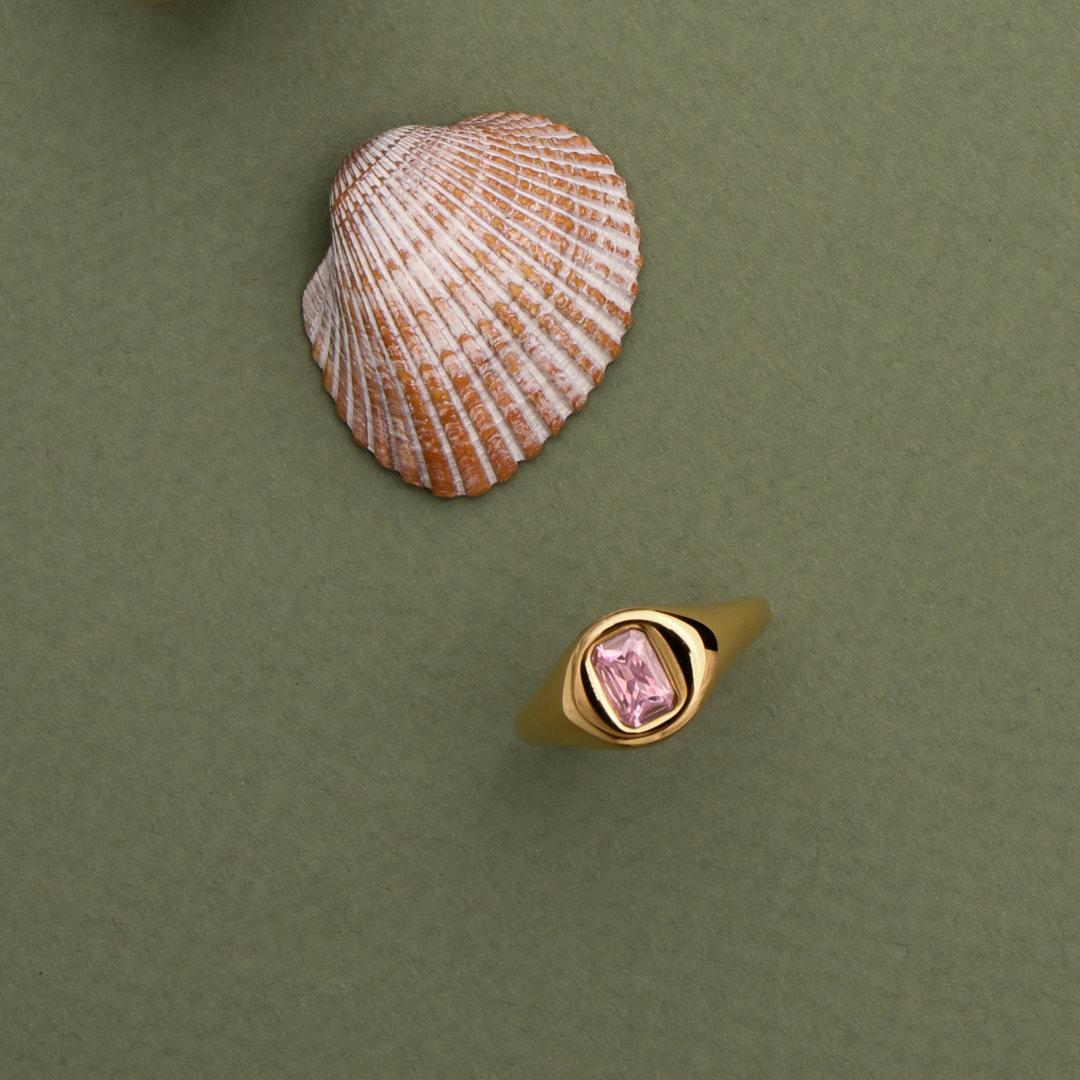 Anillo rosado