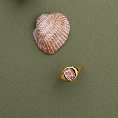 Anillo rosado