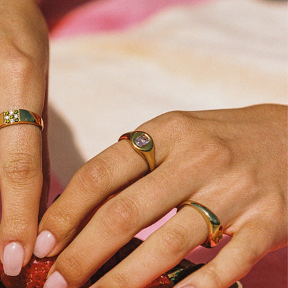 Anillo rosado