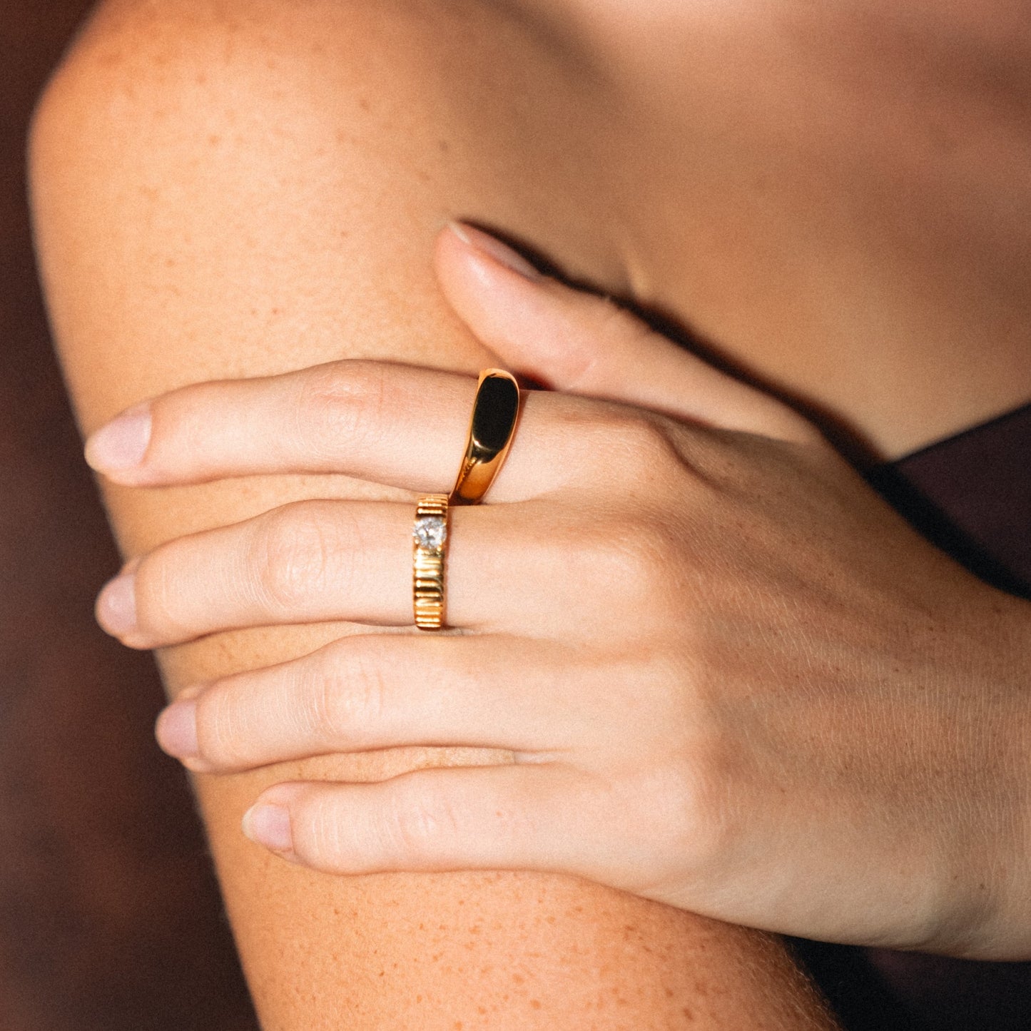 Anillo tipo declaración "Aspen"