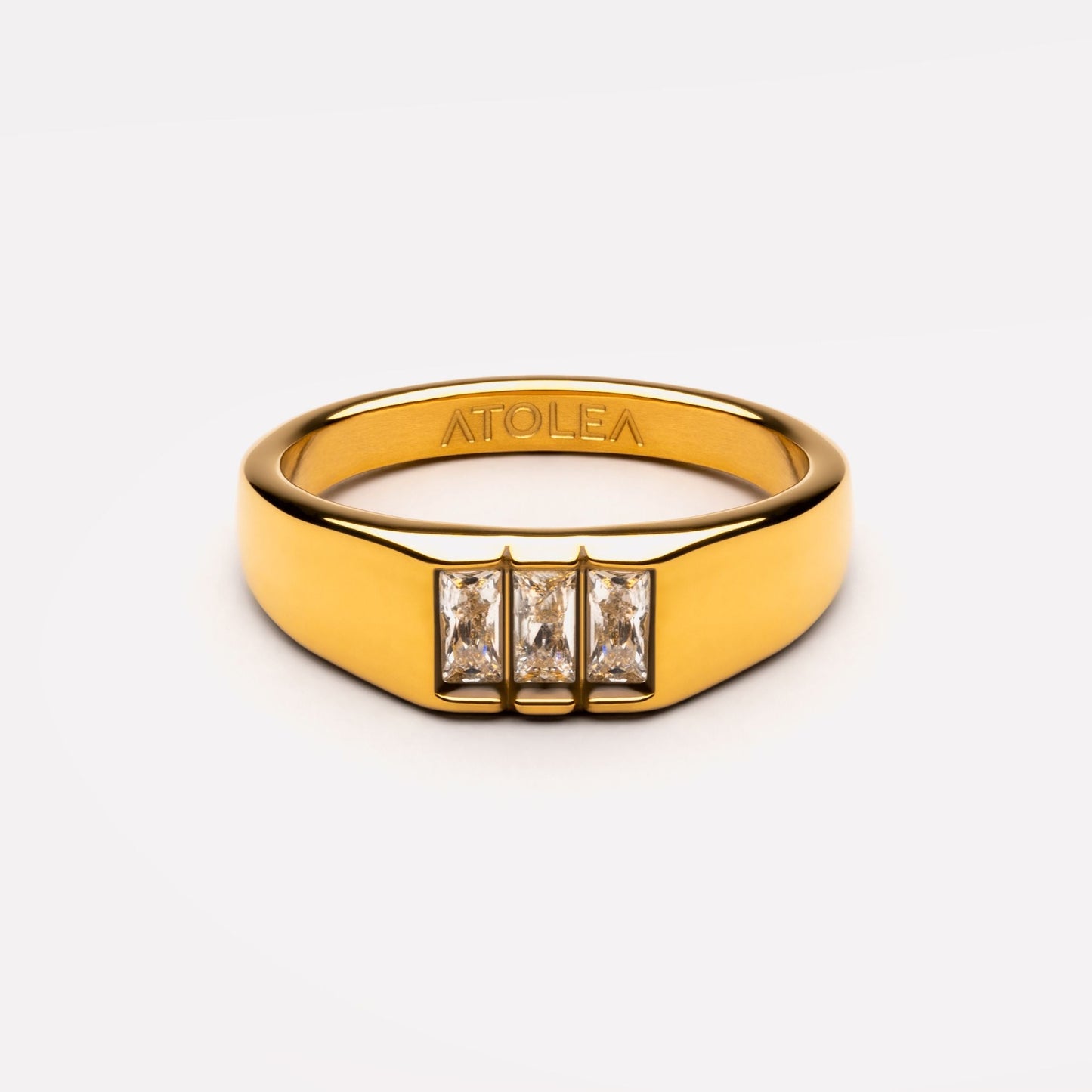 Baguette Signet Ring