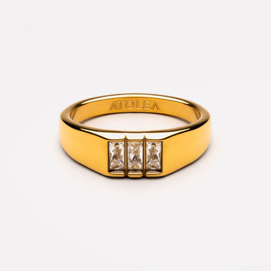 Baguette Signet Ring