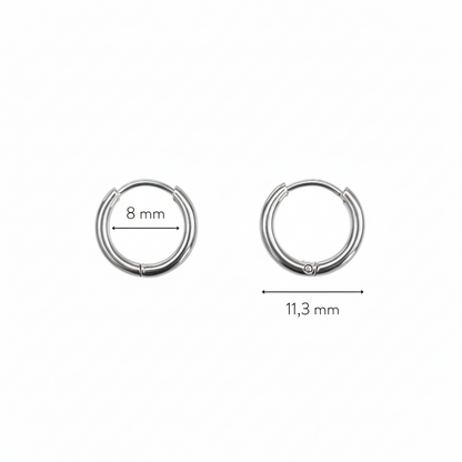 Tiny Huggie Hoops