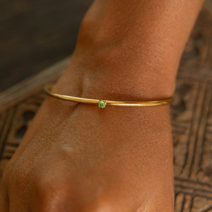 Brazalete Delgado de Esmeraldas