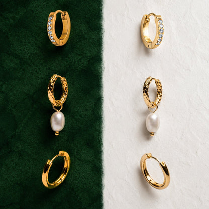 Tiny Gold Hoop Earrings