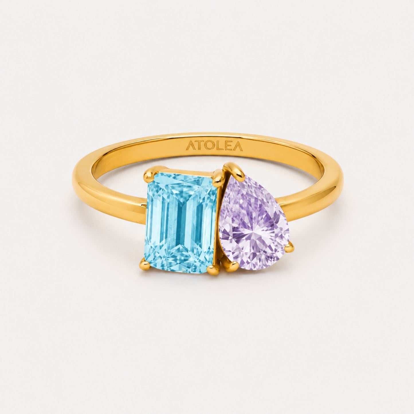 Toi et Moi Birthstone Ring