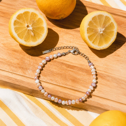Pulsera Perla Rosa
